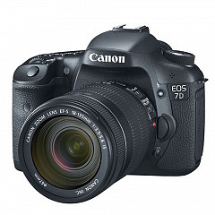 Canon 7D con lente