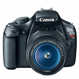 Canon Rebel T3 con lente