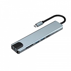 Hub USB-C 8 en 1 - Adaptador MacBook